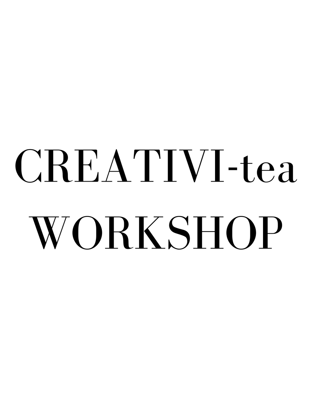CREATIVI-tea Online Workshop with Alexz Johnson [Limited Availability]
